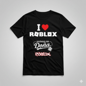 Gemini_Generated_Image_q8hdllq8hdllq8hd (2) Playera Cuello Redondo Roblox